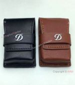 Replica S.T.Dupont Black Leather Lighter Case